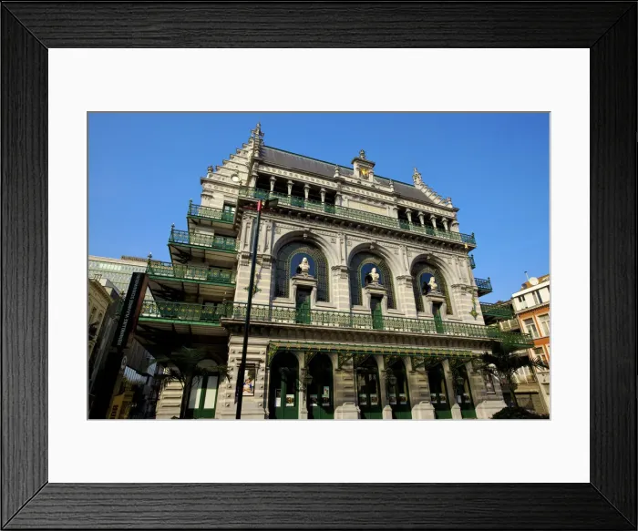 Framed Print : Flemish Royal Theatre, Brussels, Belgium Framed Print : Flemish Royal Theatre, Brussels, Belgium