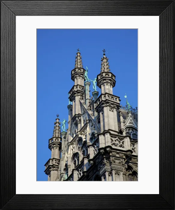 Framed Print : Hotel De Ville, Brussels, Belgium