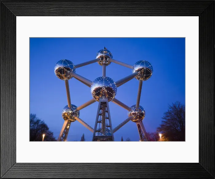 Framed Print : Belgium, Brussels, Heysel, The Atomium, symbol of Brussels from the 1958 Worlds Fair Framed Print : Belgium, Brussels, Heysel, The Atomium, symbol of Brussels from the 1958 Worlds Fair