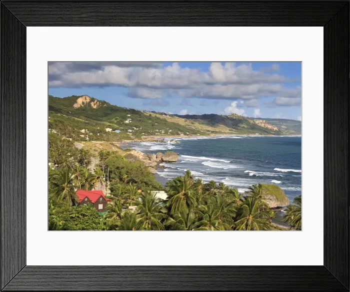Framed Print : Caribbean, Barbados, Bathsheba bay Framed Print : Caribbean, Barbados, Bathsheba bay