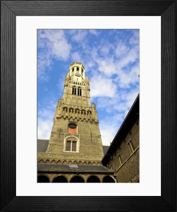 Framed Print : Belfry Tower, Bruges, Belgium Framed Print : Belfry Tower, Bruges, Belgium