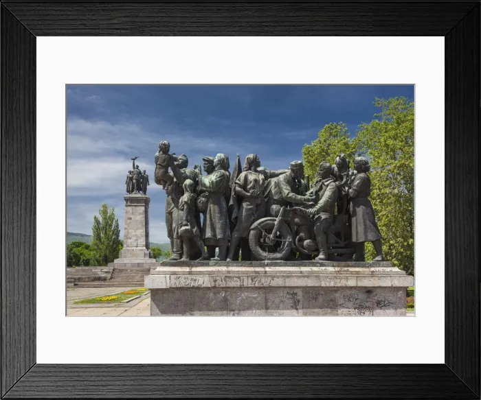 Framed Print : Bulgaria, Sofia, Monument to the Soviet Army Framed Print : Bulgaria, Sofia, Monument to the Soviet Army