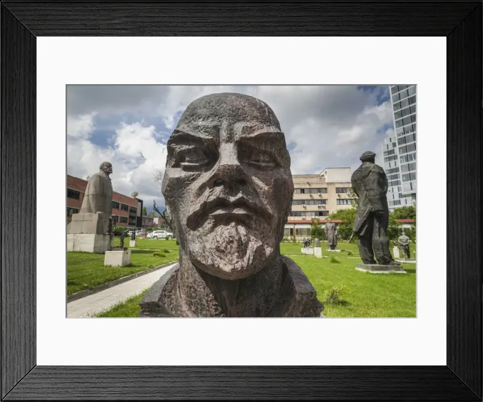 Framed Print : Bulgaria, Sofia, Sculpture Park of Socialist art, bust of Lenin, by Nedko Krastev, 1949 Framed Print : Bulgaria, Sofia, Sculpture Park of Socialist art, bust of Lenin, by Nedko Krastev, 1949