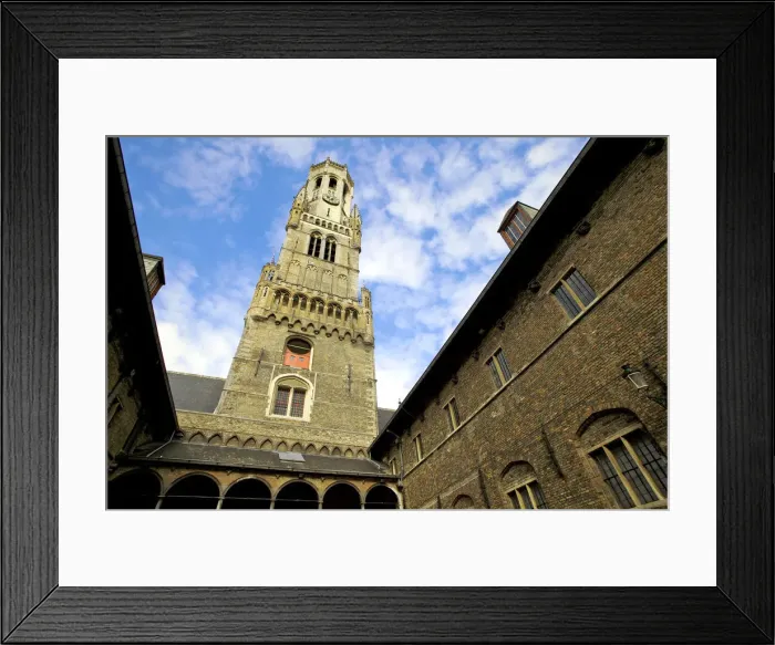 Framed Print : Belfry Tower, Bruges, Belgium Framed Print : Belfry Tower, Bruges, Belgium