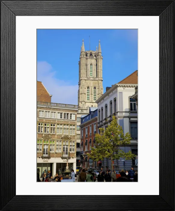 Framed Print : St Bavos Cathedral, Ghent, Flanders, Belgium Framed Print : St Bavos Cathedral, Ghent, Flanders, Belgium