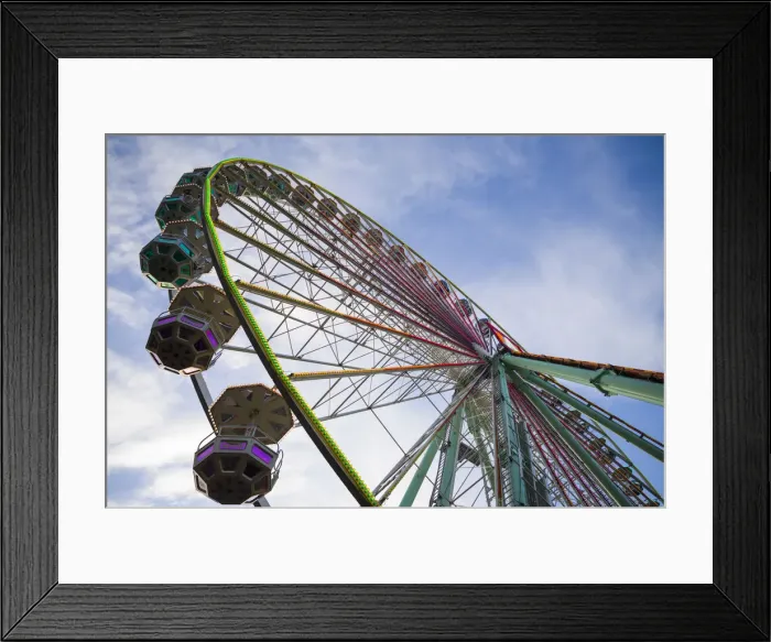 Framed Print : Belgium, Antwerp, Steenplein, Antwerp ferris wheel Framed Print : Belgium, Antwerp, Steenplein, Antwerp ferris wheel
