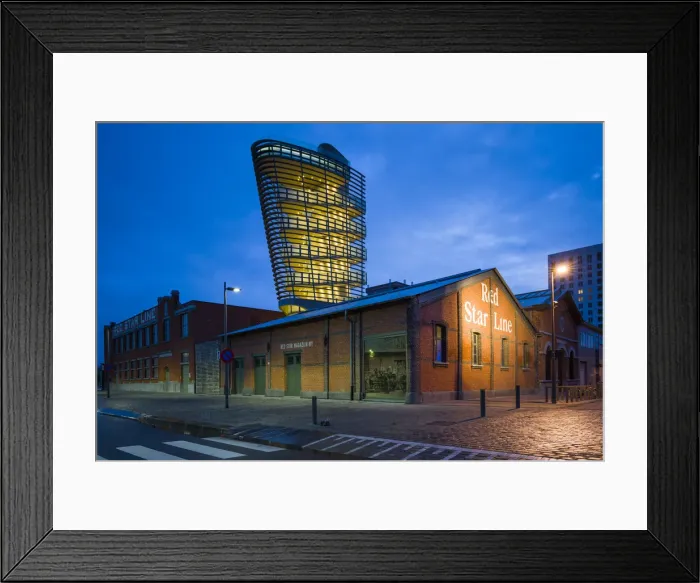Framed Print : Belgium, Antwerp, Red Star Line Museum, museum of immigration in former shipping company Framed Print : Belgium, Antwerp, Red Star Line Museum, museum of immigration in former shipping company