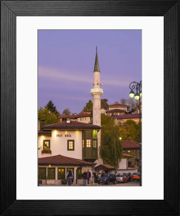 Framed Print : Bosnia and Herzegovina, Sarajevo, Inat Kuca traditional Bosnian Restaurant Framed Print : Bosnia and Herzegovina, Sarajevo, Inat Kuca traditional Bosnian Restaurant