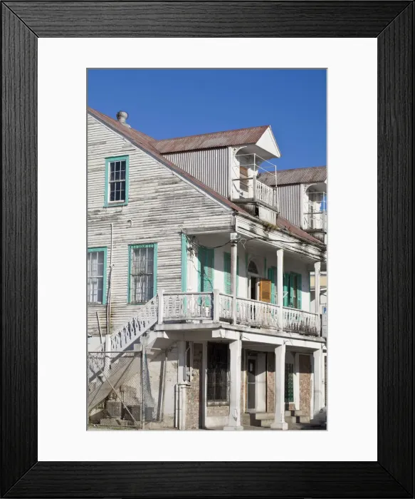 Framed Print : Belize, Belize City, Fort George District, Post Office Framed Print : Belize, Belize City, Fort George District, Post Office