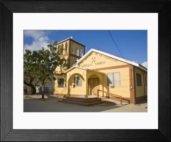 Framed Print : Belize, Belize City, Fort George District, Church Framed Print : Belize, Belize City, Fort George District, Church