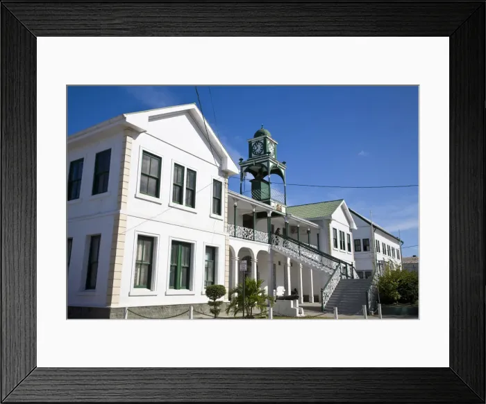Framed Print : Belize, Belize City, Supreme Court Framed Print : Belize, Belize City, Supreme Court