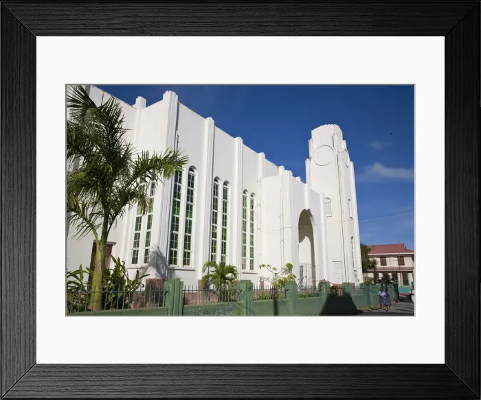 Framed Print : Belize, Belize City, Church Framed Print : Belize, Belize City, Church
