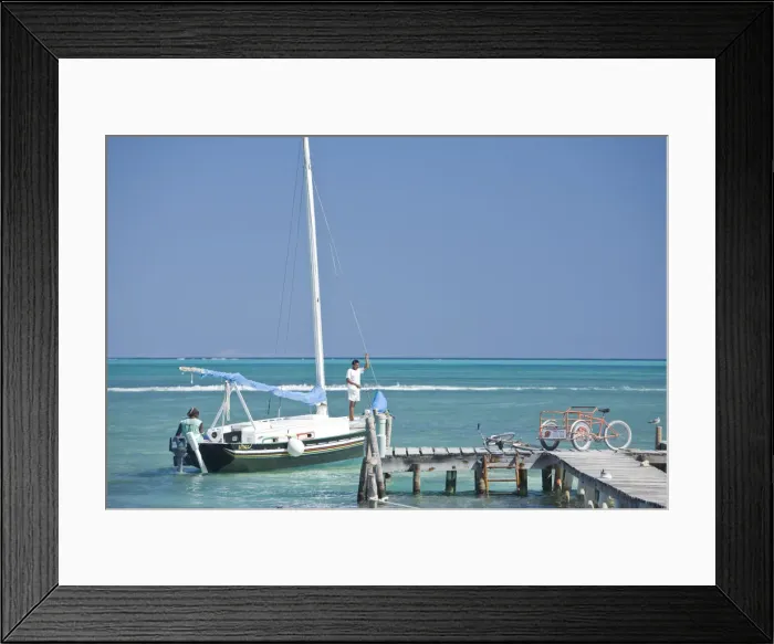 Framed Print : Caye Caulker, Belize Framed Print : Caye Caulker, Belize