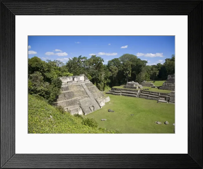 Framed Print : Belize, Caracol ruins, Plaza A Temple Framed Print : Belize, Caracol ruins, Plaza A Temple