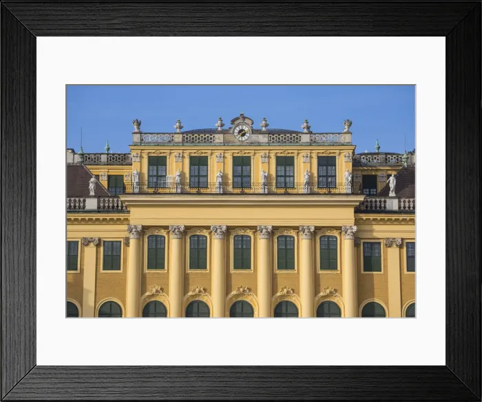 Framed Print : Austria, Vienna, Schonbrunn Palace - a former imperial summer residence Framed Print : Austria, Vienna, Schonbrunn Palace - a former imperial summer residence