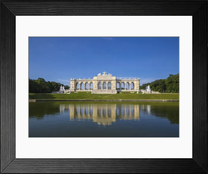 Framed Print : Austria, Vienna, The Gloriette in the gardens of Schonbrunn Palace - a former imperial Framed Print : Austria, Vienna, The Gloriette in the gardens of Schonbrunn Palace - a former imperial