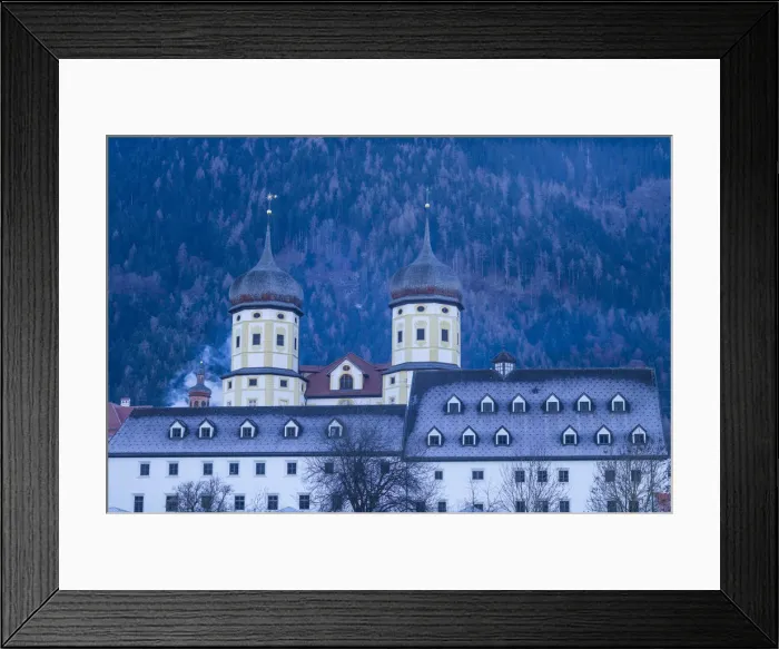 Framed Print : Austria, Tyrol, Stams, Stams Abbey, exterior, winter Framed Print : Austria, Tyrol, Stams, Stams Abbey, exterior, winter