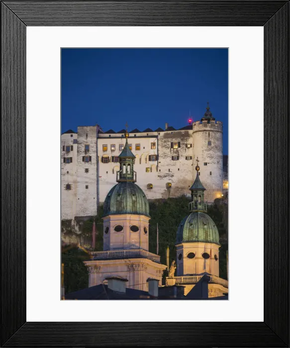 Framed Print : Austria, Salzburg, Hohensalzburg Castle Framed Print : Austria, Salzburg, Hohensalzburg Castle