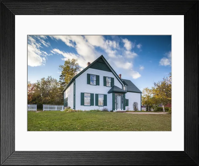 Framed Print : Canada, Prince Edward Island, Cavendish, Green Gables House, former home of Anne of Framed Print : Canada, Prince Edward Island, Cavendish, Green Gables House, former home of Anne of