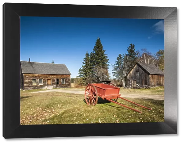 Canada, New Brunswick, Northeastern New Bruswick, Caraquet, old farm