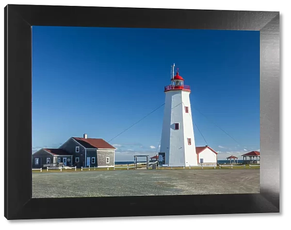 Canada, New Brunswick, Acadian Peninsula, Miscou Island, Miscou Lighthouse