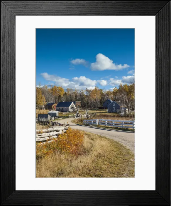 Framed Print : Canada, New Brunswick, Northeastern New Bruswick, Caraquet, Acadian Historic Village Framed Print : Canada, New Brunswick, Northeastern New Bruswick, Caraquet, Acadian Historic Village