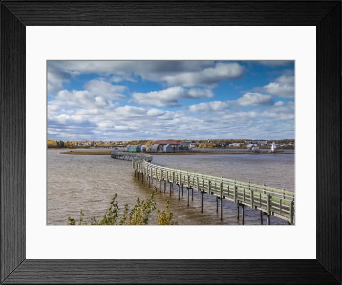 Framed Print : Canada, New Brunswick, Northumberland Strait, Bouctouche, Le Pays de la Sagouine Framed Print : Canada, New Brunswick, Northumberland Strait, Bouctouche, Le Pays de la Sagouine
