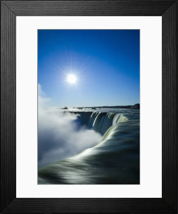 Framed Print : Canada, Ontario, Niagara River, Niagara Falls, Horseshoe Falls