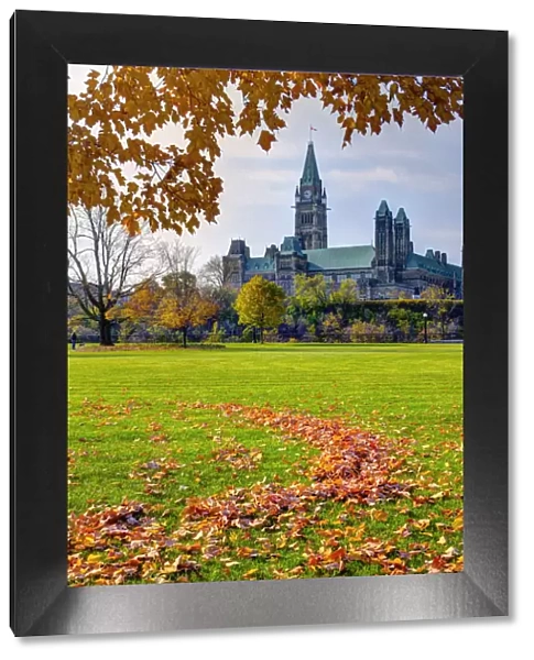 Canada, Ontario, Ottawa, Canadian Parliament from Majors Hill Park
