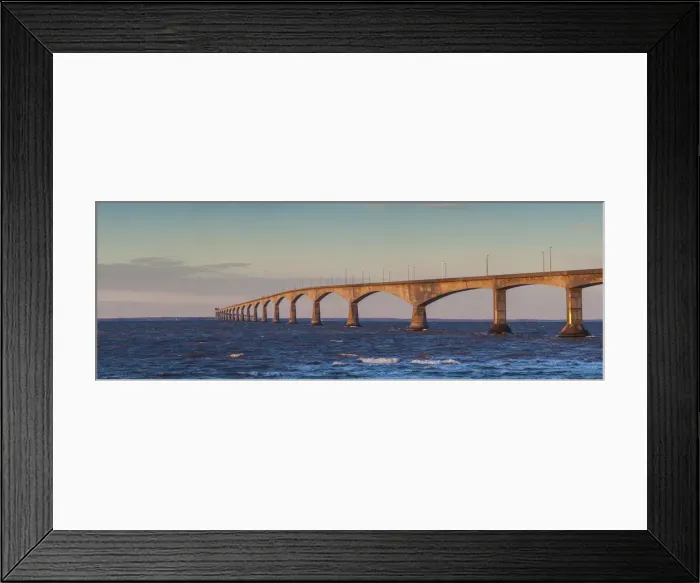 Framed Print : Canada, Prince Edward Island, Borden, Confederation Bridge, on the Northumberland Framed Print : Canada, Prince Edward Island, Borden, Confederation Bridge, on the Northumberland