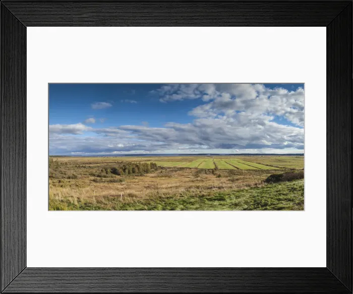 Framed Print : Canada, New Brunswick, Bay of Fundy, Hopewell Hill, elevated view of fields and Bay Framed Print : Canada, New Brunswick, Bay of Fundy, Hopewell Hill, elevated view of fields and Bay