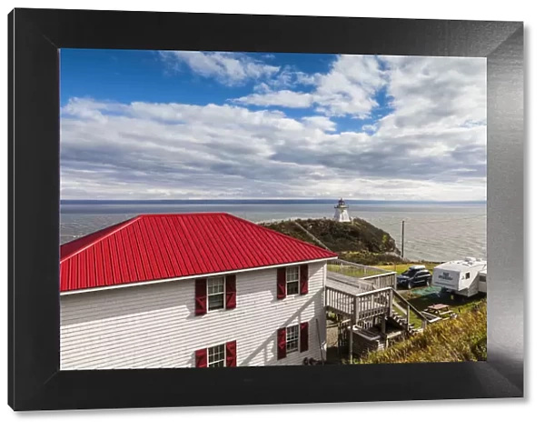 Canada, New Brunswick, Bay of Fundy, Cape Enrage, Cape Enrage Lighthouse