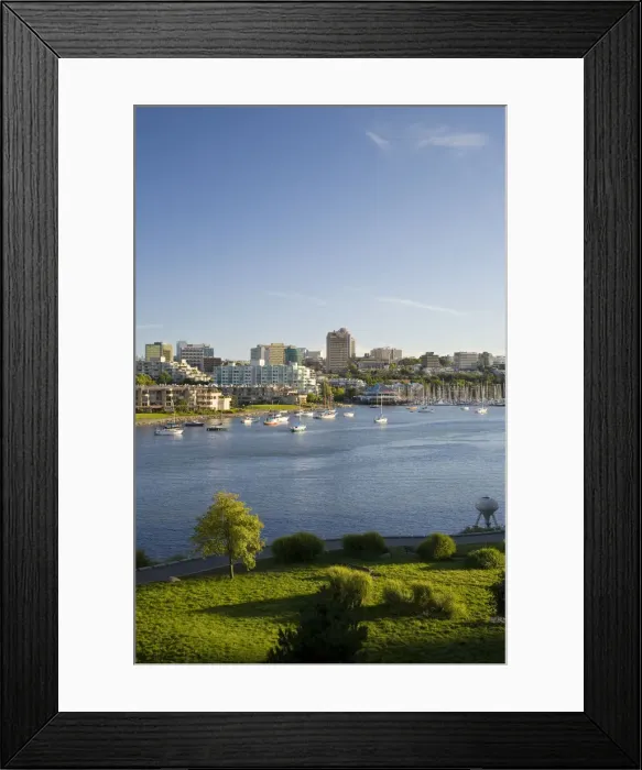 Framed Print : False Creek and Charleson Park, Vancouver, British Columbia, Canada Framed Print : False Creek and Charleson Park, Vancouver, British Columbia, Canada