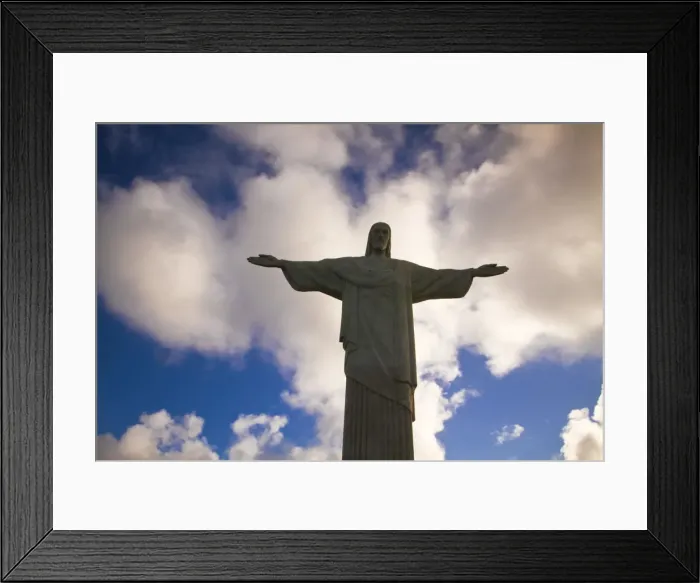Framed Print : Brazil, Rio De Janeiro, Cosme Velho, Christ The Redeemer Statue atop Cocovado Framed Print : Brazil, Rio De Janeiro, Cosme Velho, Christ The Redeemer Statue atop Cocovado