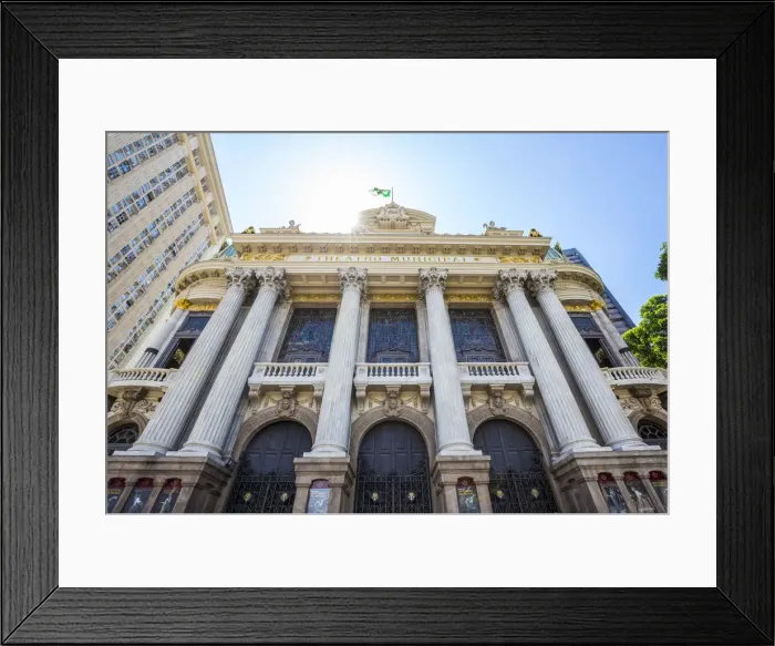 Framed Print : Theatro Municipal (Opera House), Centro, Rio de Janeiro, Brazil Framed Print : Theatro Municipal (Opera House), Centro, Rio de Janeiro, Brazil
