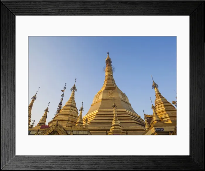 Framed Print : Myanmar (Burma), Yangon, Sule Pagoda Framed Print : Myanmar (Burma), Yangon, Sule Pagoda