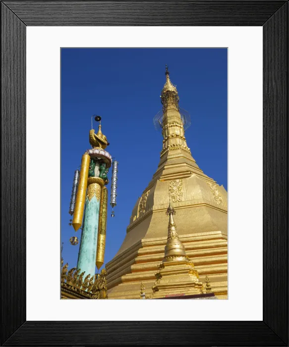 Framed Print : Myanmar (Burma), Yangon, Sule Pagoda