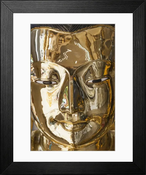 Framed Print : Myanmar (Burma), Yangon, Shwedagon Market, Shop Display of Bronze Buddha Statue Framed Print : Myanmar (Burma), Yangon, Shwedagon Market, Shop Display of Bronze Buddha Statue