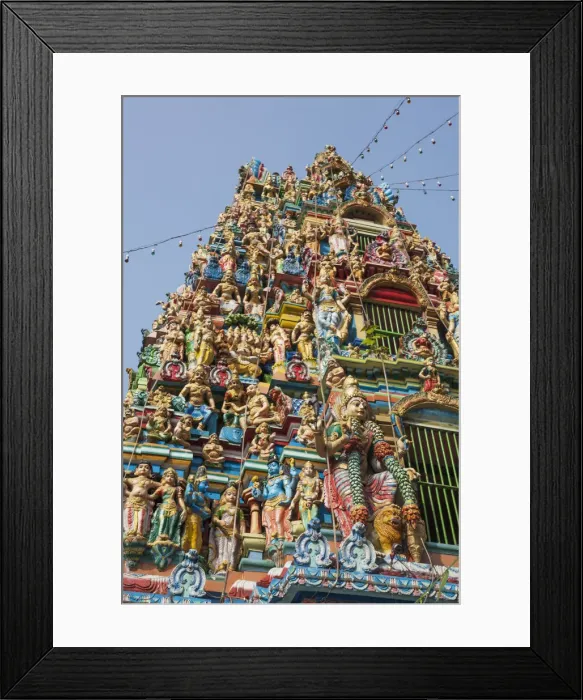 Framed Print : Myanmar (Burma), Yangon, Shri Kali Hindu Temple Framed Print : Myanmar (Burma), Yangon, Shri Kali Hindu Temple
