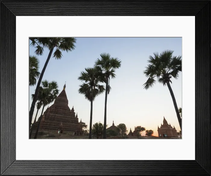 Framed Print : Myanmar (Burma), Bagan, Ancient Ruins at Sunset Framed Print : Myanmar (Burma), Bagan, Ancient Ruins at Sunset
