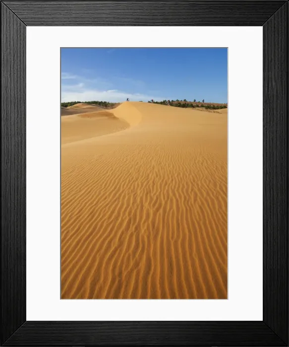 Framed Print : Vietnam, Mui Ne, Sand Dunes