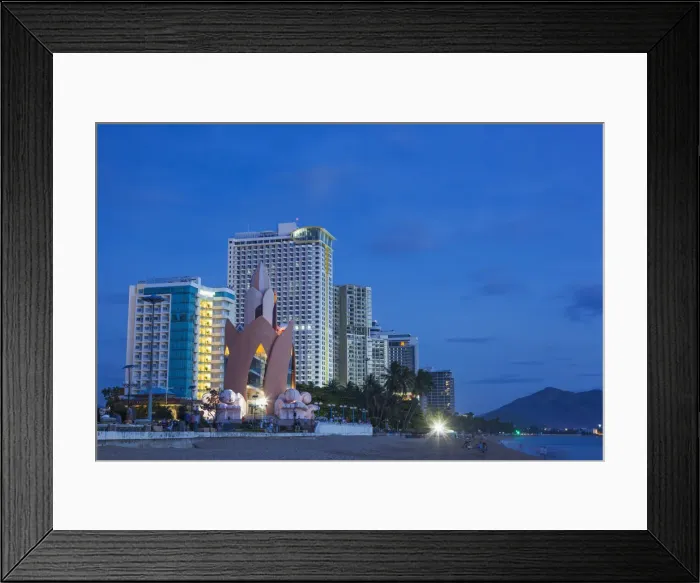 Framed Print : Vietnam, Nha Trang, Beachfront Skyline Framed Print : Vietnam, Nha Trang, Beachfront Skyline