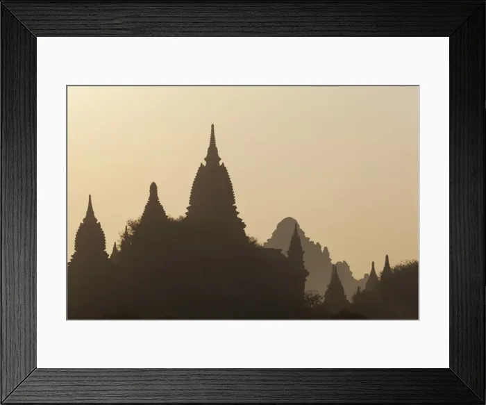 Framed Print : Myanmar (Burma), Bagan, Ancient Ruins at Dawn Framed Print : Myanmar (Burma), Bagan, Ancient Ruins at Dawn