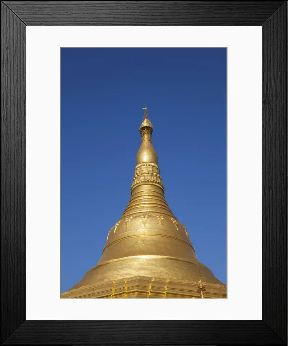 Framed Print : Myanmar (Burma), Yangon, Shwedagon Pagoda