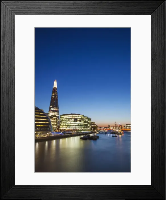 Framed Print : England, London, Southwark, River Thames and London Skyline at Sunset Framed Print : England, London, Southwark, River Thames and London Skyline at Sunset