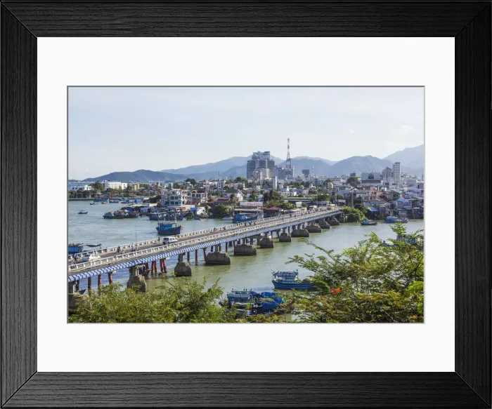Framed Print : Vietnam, Nha Trang, City Skyline Framed Print : Vietnam, Nha Trang, City Skyline