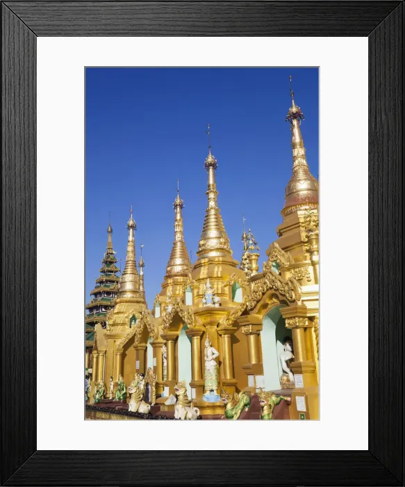 Framed Print : Myanmar (Burma), Yangon, Shwedagon Pagoda Framed Print : Myanmar (Burma), Yangon, Shwedagon Pagoda