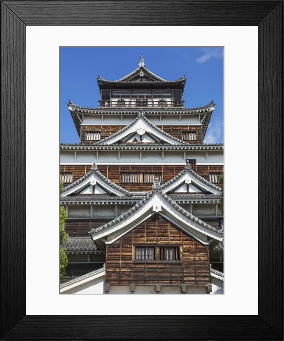 Framed Print : Japan, Kyushu, Hiroshima, Hiroshima Castle Framed Print : Japan, Kyushu, Hiroshima, Hiroshima Castle