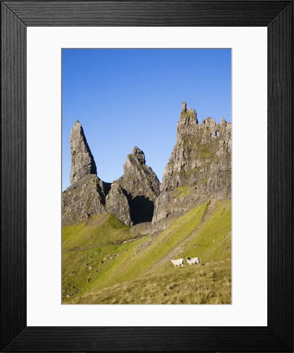 Framed Print : UK, Scotland, Inner Hebrides, Isle of Skye, Old Man of Storr Mountains Framed Print : UK, Scotland, Inner Hebrides, Isle of Skye, Old Man of Storr Mountains