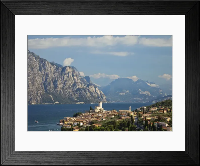 Framed Print : Italy, Veneto, Lake Garda, Malcesine Framed Print : Italy, Veneto, Lake Garda, Malcesine